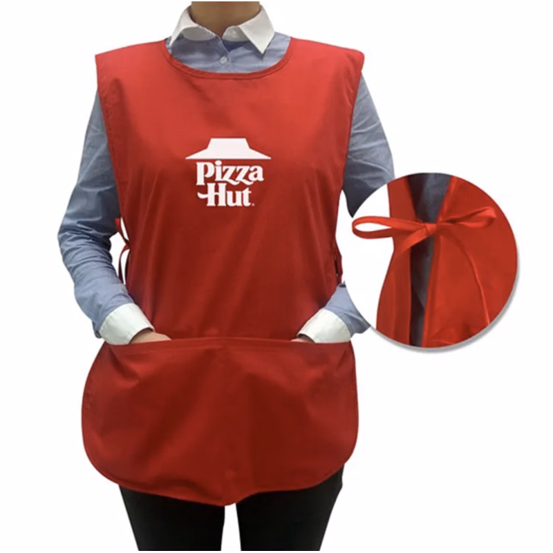 Poly-cotton Blend Smock With Pouch Style Pockets