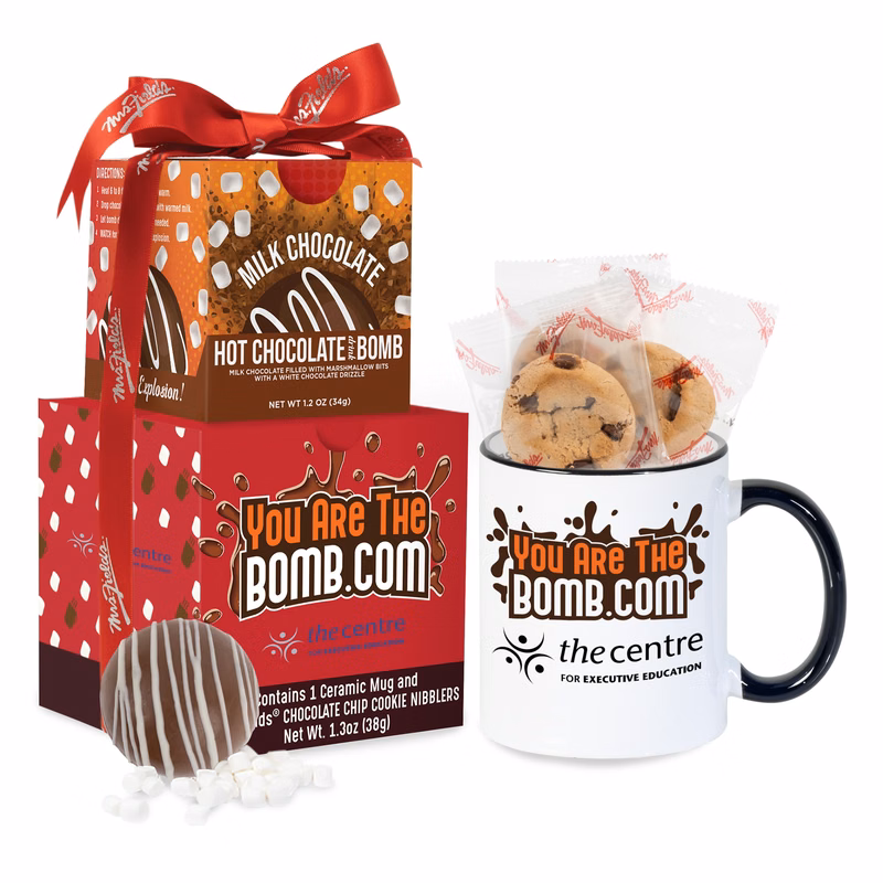 Mrs. Fields Mug, Cookies, Hot Chocolate Bomb Gift Set