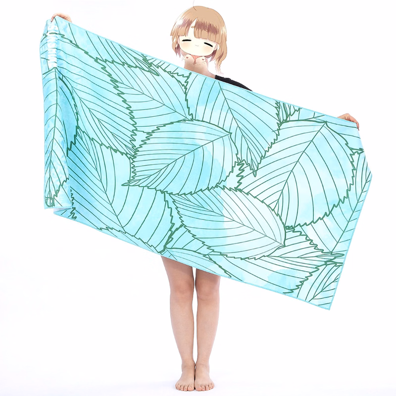Full color print 59'' x 29'' 260g beach towel