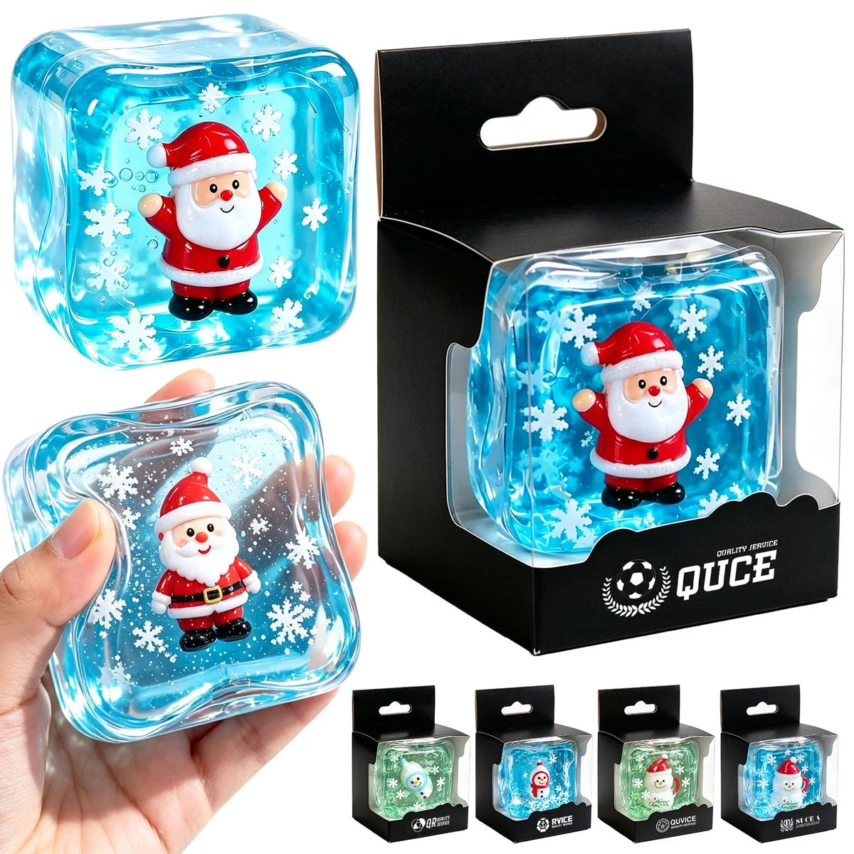 Christmas Ice Cube Squishy Stress Reliever 1