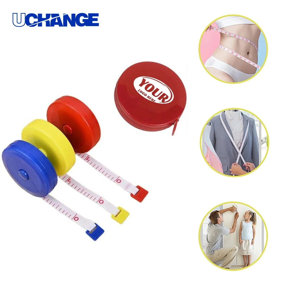 Retractable Soft Tape Measure for Sewing and Fitness 1