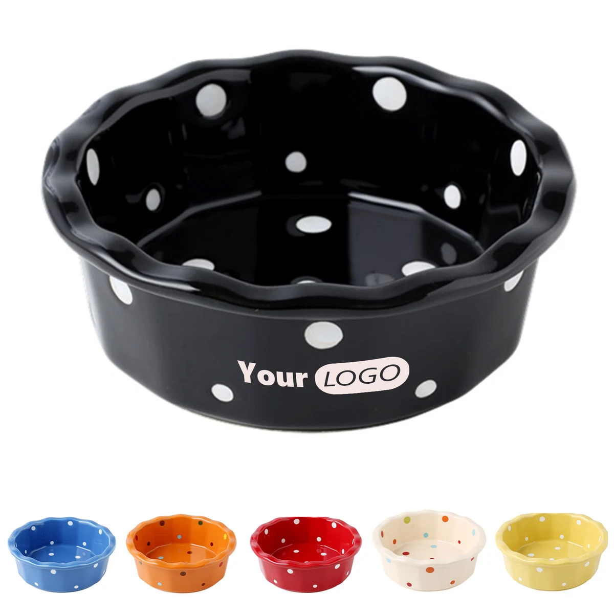 Ceramic Cervical Protection Cat Food Bowl 1