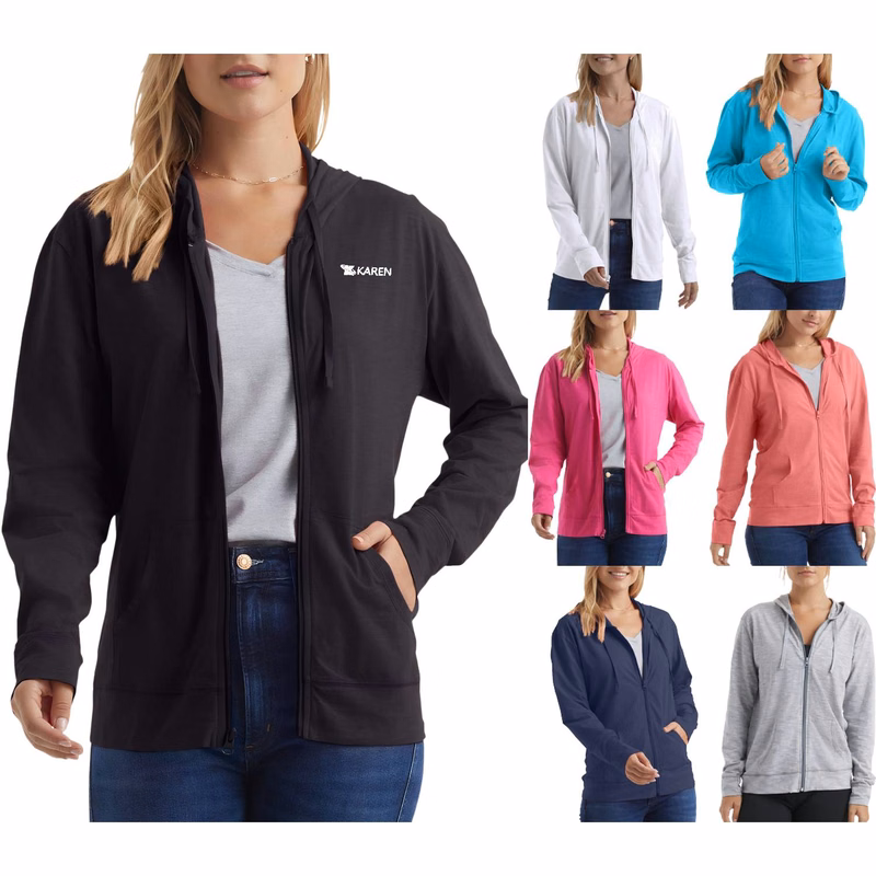 Women's Solid Color Hooded Track Shirt