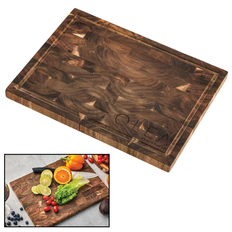 Deluxe Acacia Wood Cutting Board Butcher Block 1