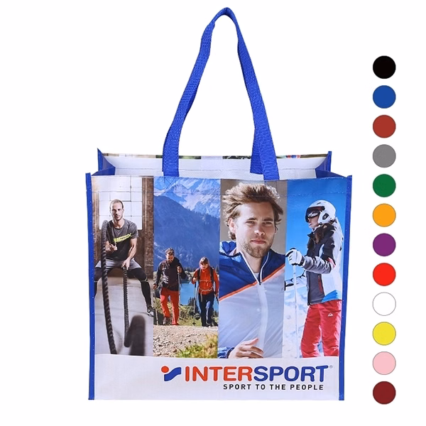 Reusable laminated grocery pp woven bags