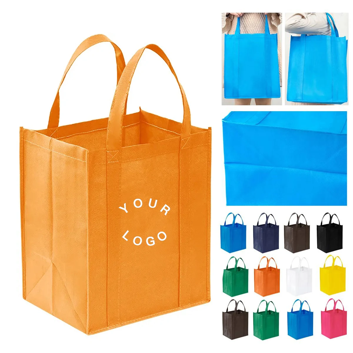 Large Non Woven Grocery Tote With Foldable Design 1