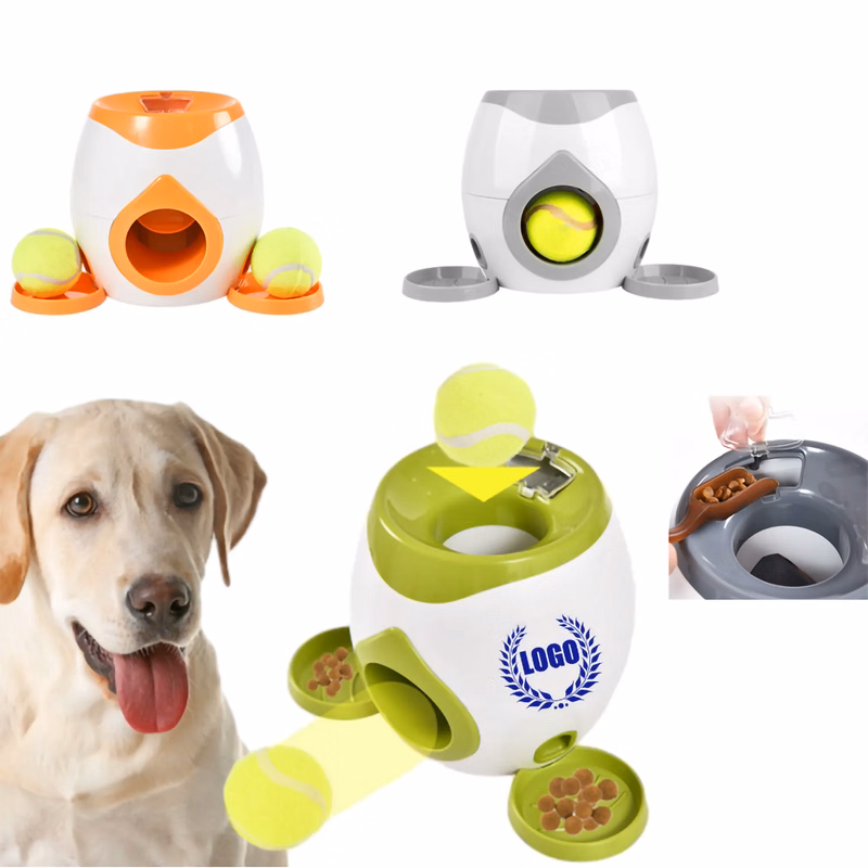 Toy Dogs Tennis Ball Automatic Rower Food Treat Dispenser