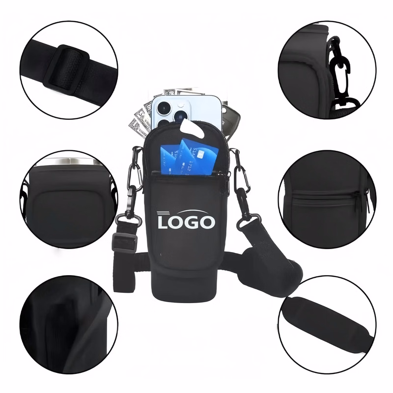 Waterproof Insulated Bottle Sling With Adjustable Strap