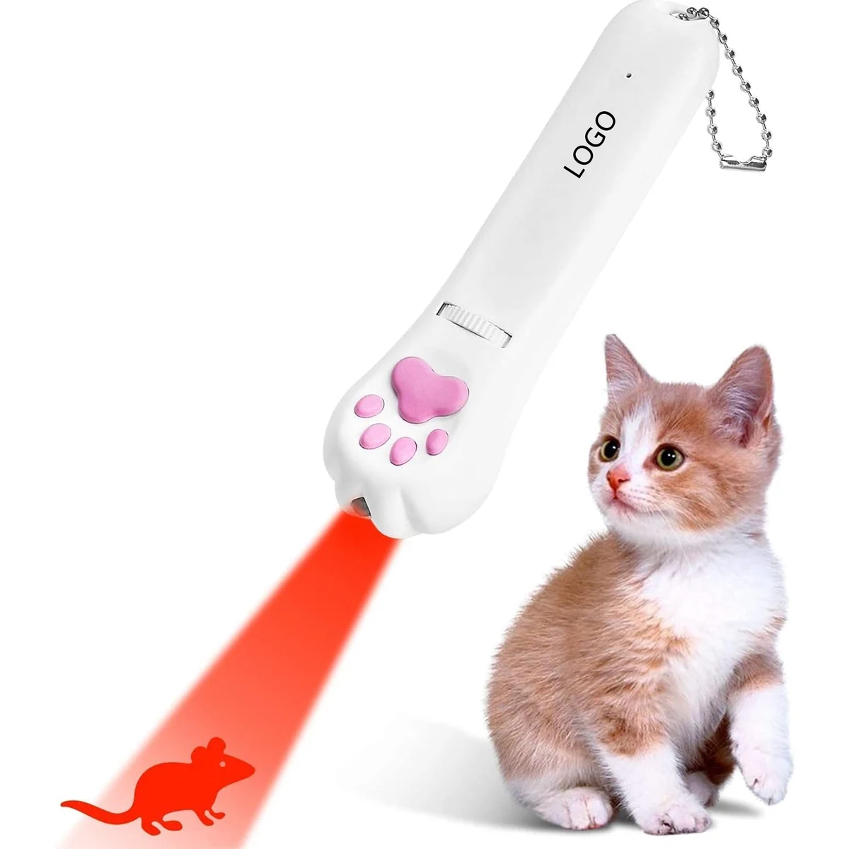 Mini Cat Toys LED Laser Pointer USB Rechargeable 1