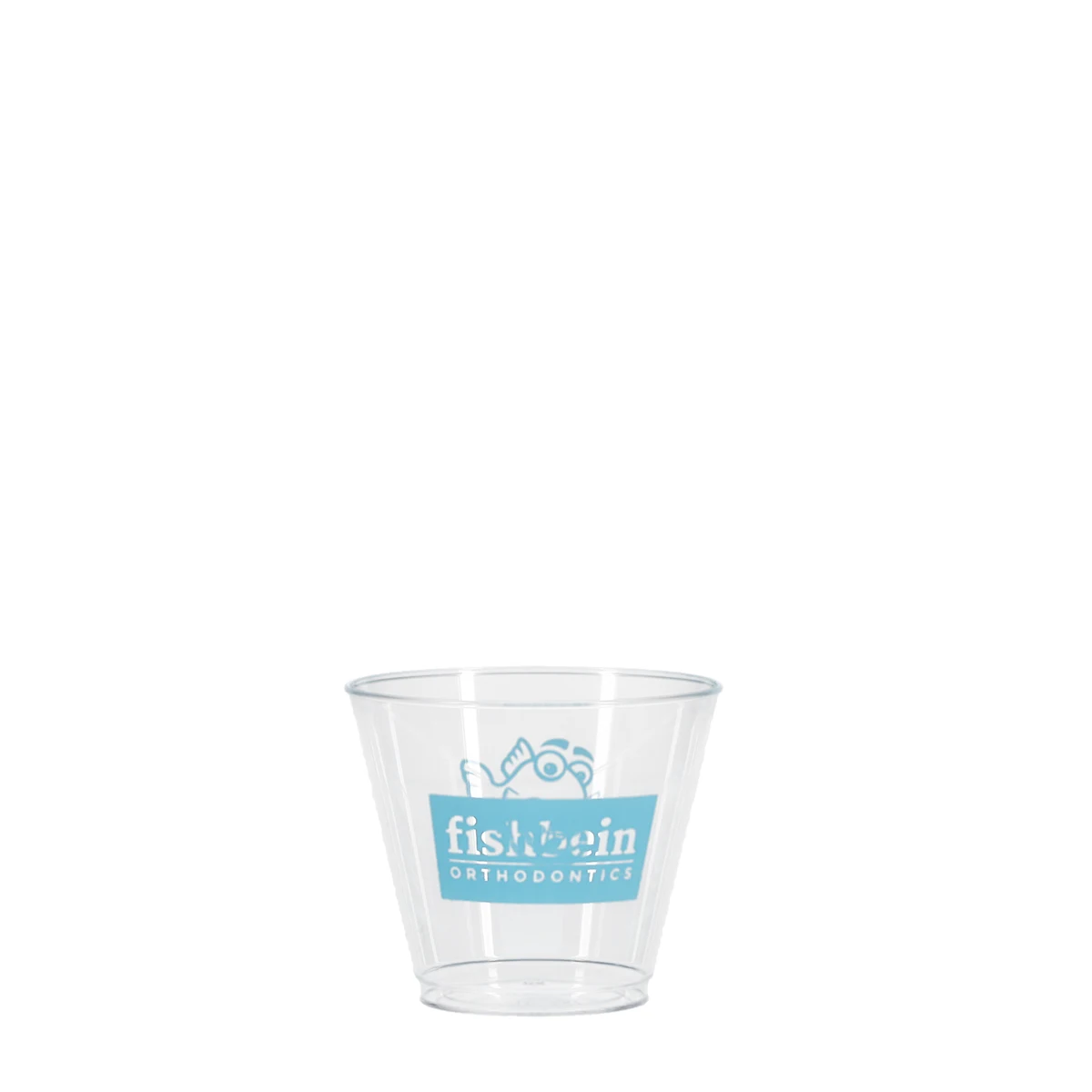5 oz Hard Plastic Smooth Rocks Cup Clear Tradition Print, custom paper cup with logo imprint 1