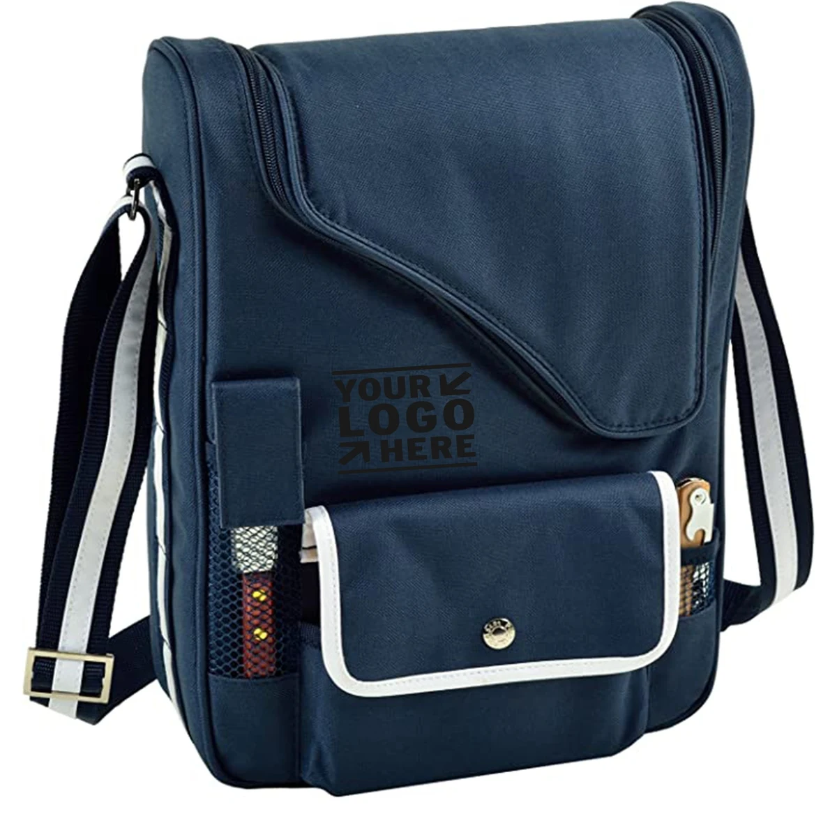 Insulated Wine and Cheese Picnic Cooler Bag 1