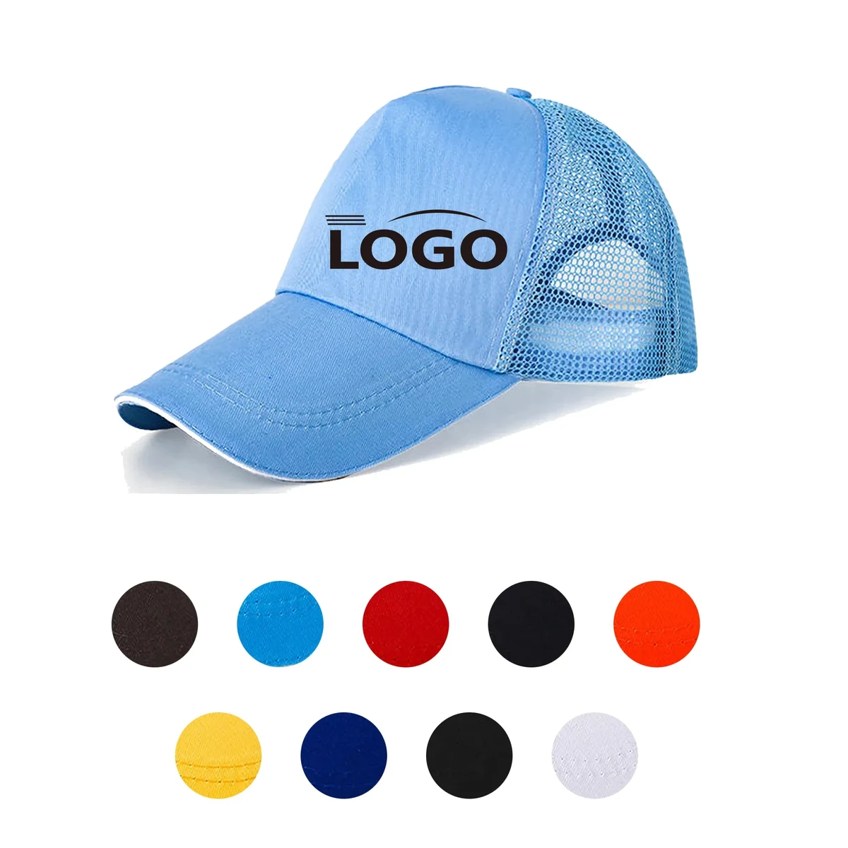 Customizable Mesh Trucker Cap Breathable Style Baseball Hat 1