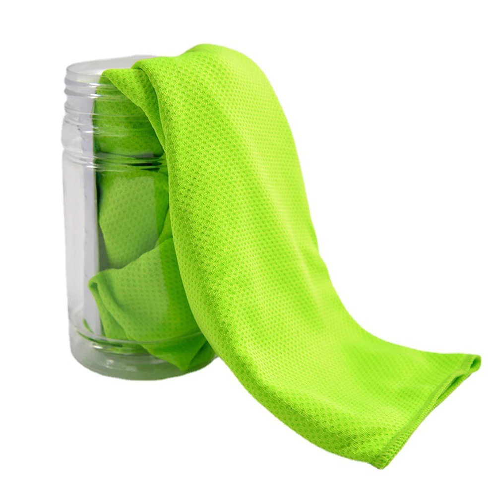 Cooling Towel in Hand Bottle 1