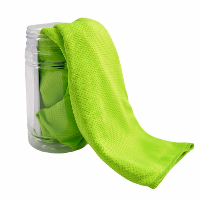 Cooling Towel in Hand Bottle
