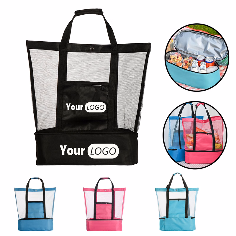 Double layer insulated picnic bag