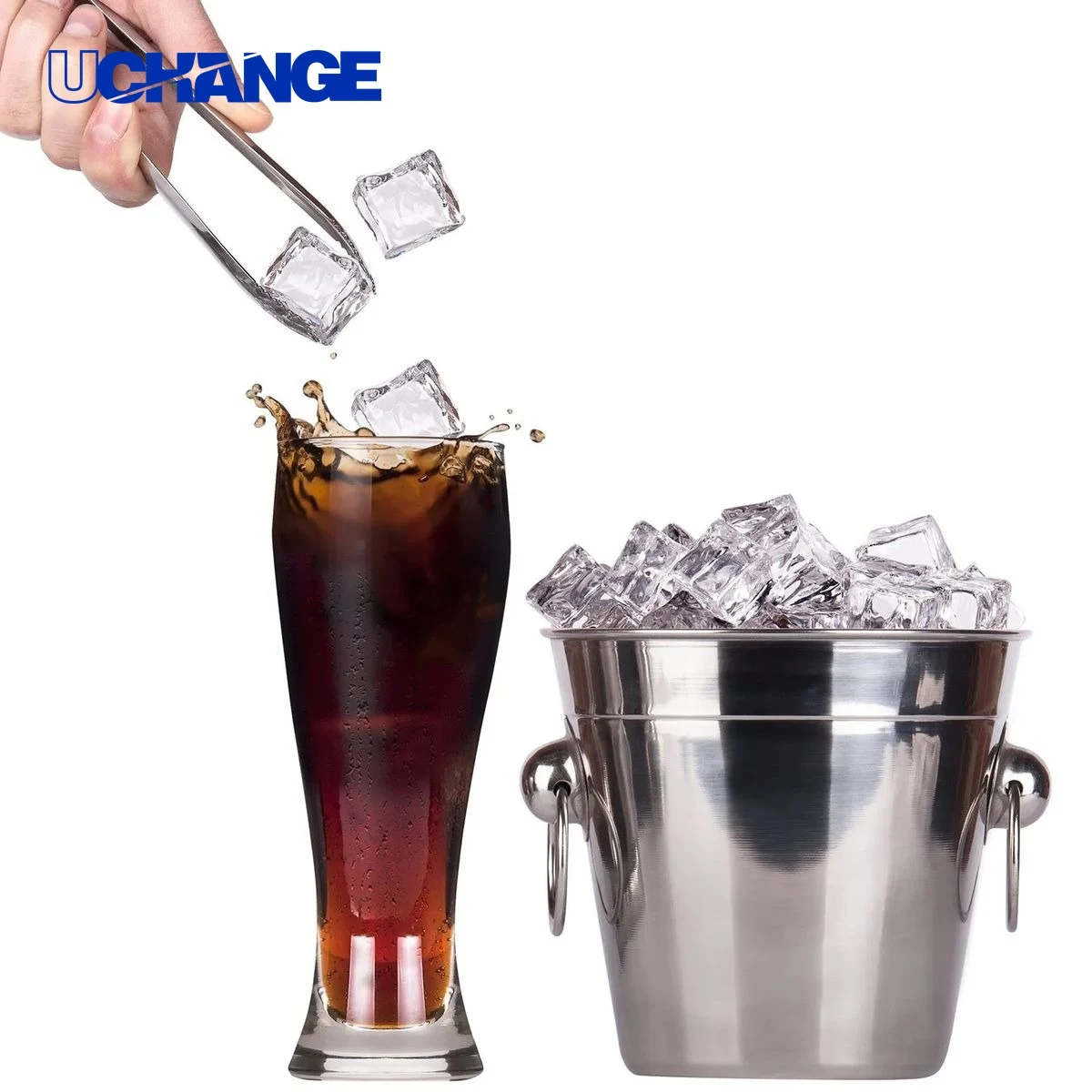 Stainless Steel Ice Tong Bar Tool for Drinks 1