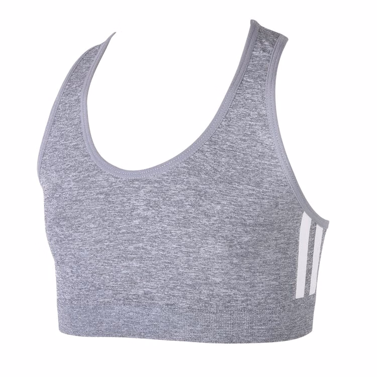 Girls' Seamless Racerback Sports Tops - Large 4 Heathered Colors