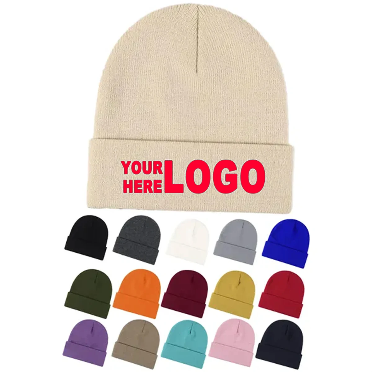 Classic Cuffed Knit Winter Beanie 1