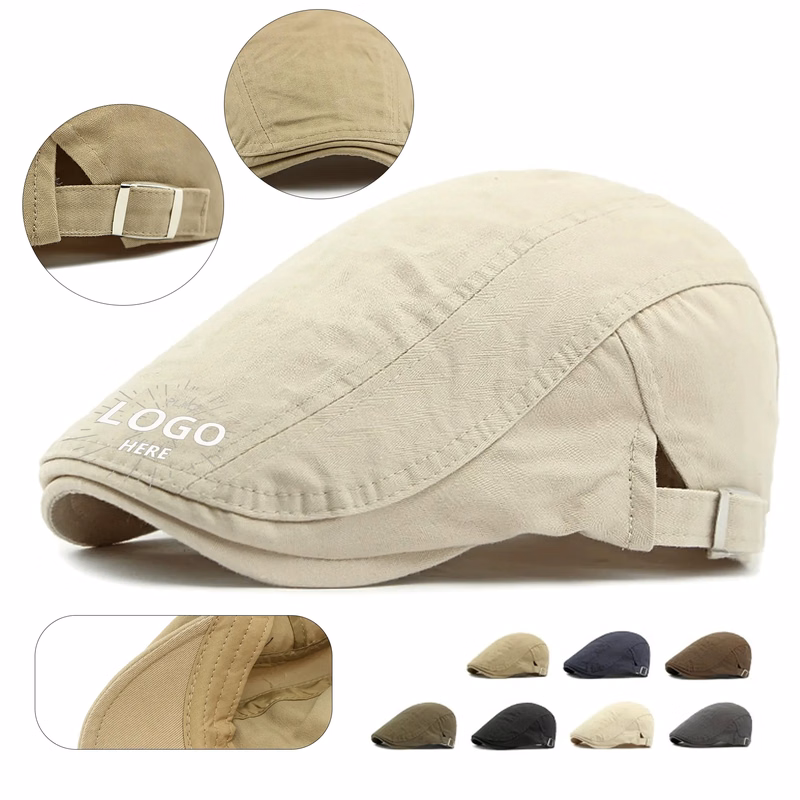 Cotton Flat Top Beret