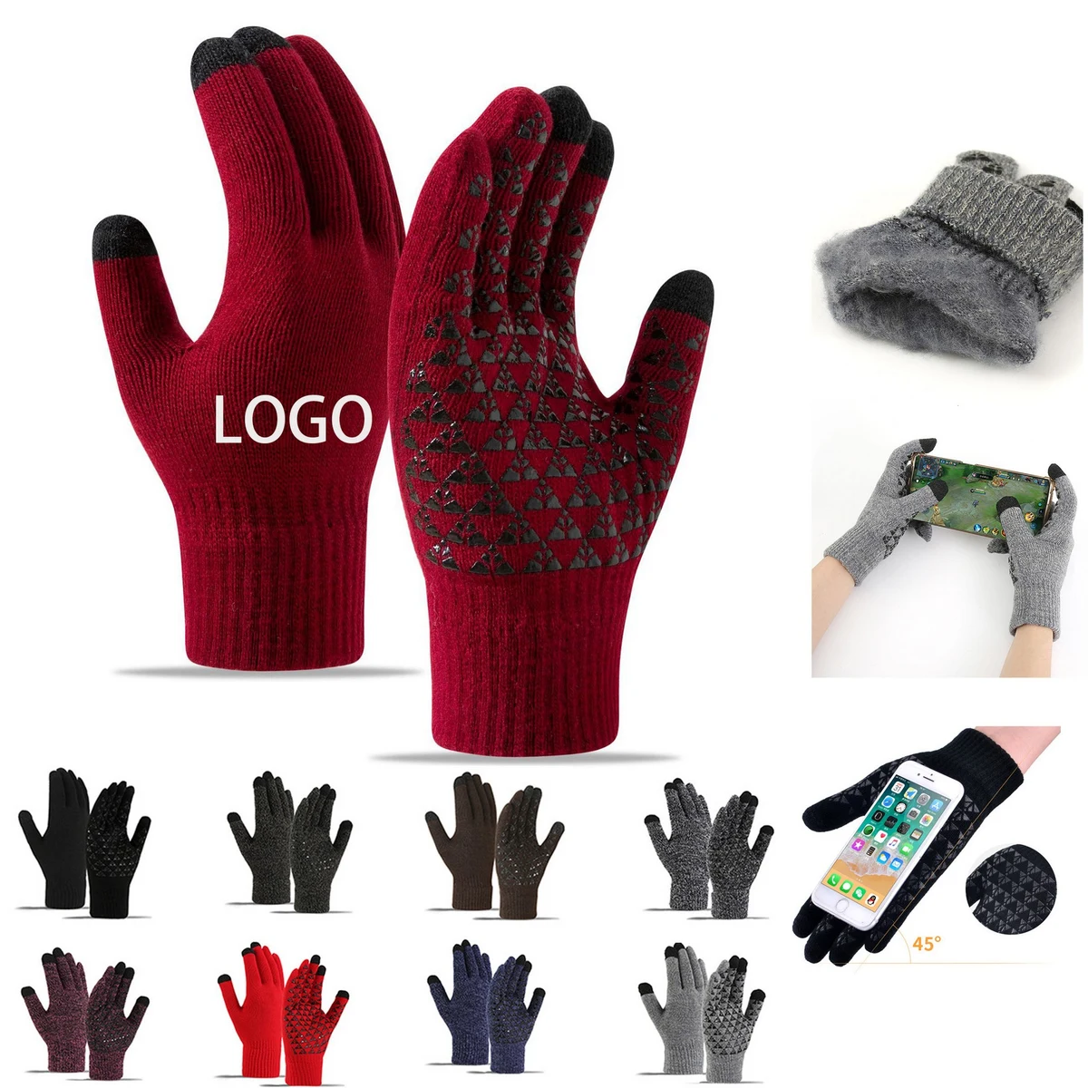 Winter Cycling Warm Touch Screen Gloves 1