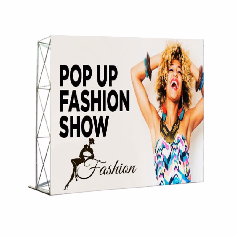 Flat Back Wall Kit, Double-Sided Pop Up Display Wall - 8' x 8'