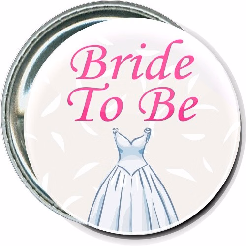 Bride To Be, Wedding Event Button