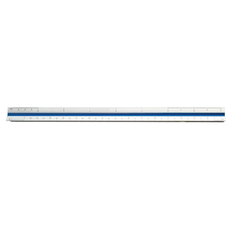30cm Color-Coded Metric Engineer Triangular Solid Scale 1