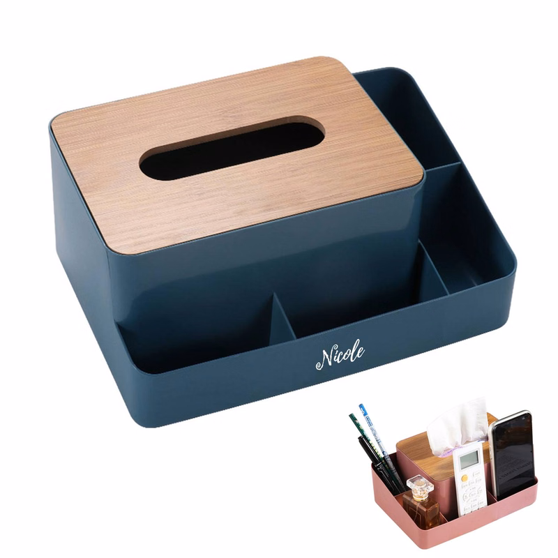 Multi-Functional Tissue Box Storage Basket