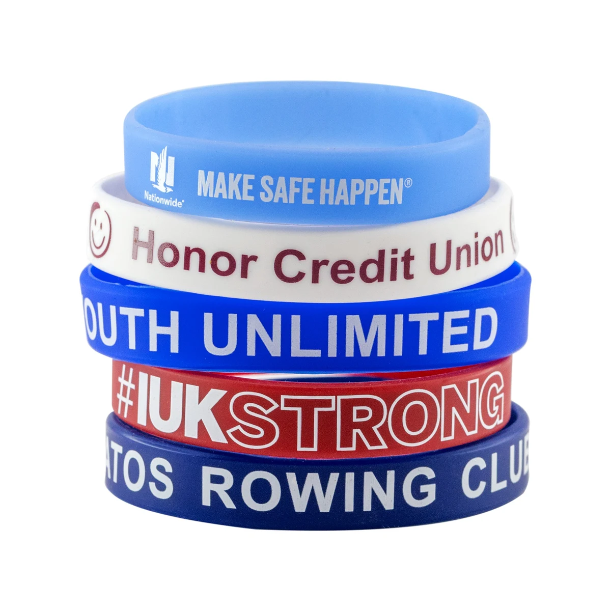 Printed Silicone Awareness Bracelets 1