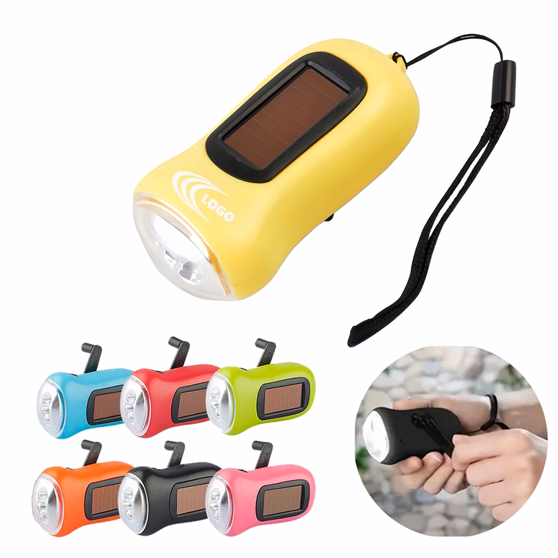 Hand Crank Emergency Camping Flashlight