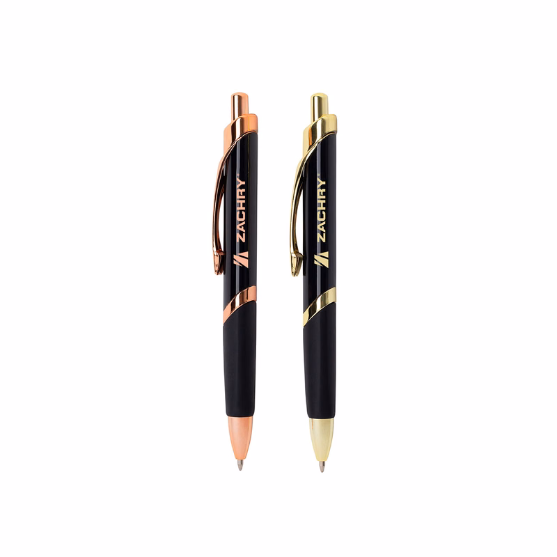 Tri-Sided Click Metal Pen (CLOSEOUT)