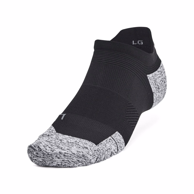 UA ArmourDry Unisex Run Cushion 3-Pack No Show Socks