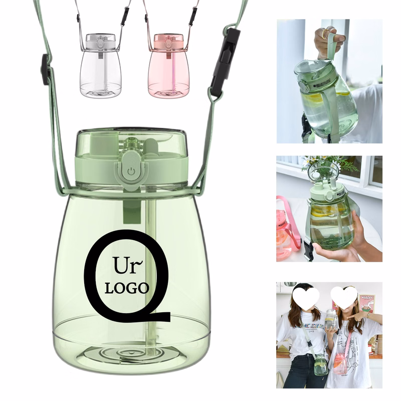 44 Oz Dual-Purpose Straw Drinking Bottle