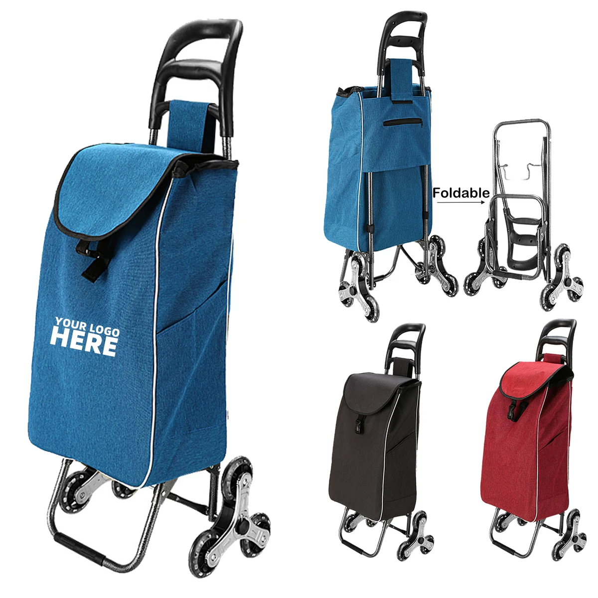 Lightweight Folding Shopping Cart 1