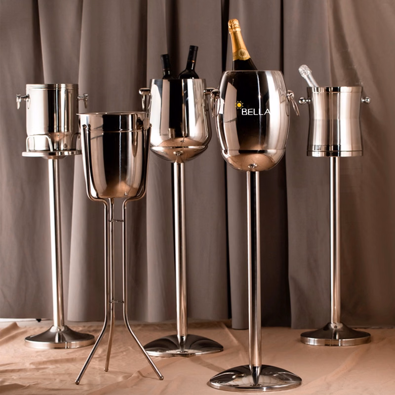 24"H Wine Stand W/ 1 Bucket Capacity