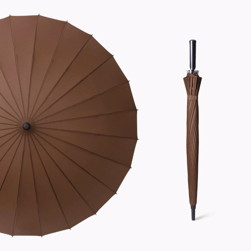 Custom 24-bone Straight Handle Umbrella
