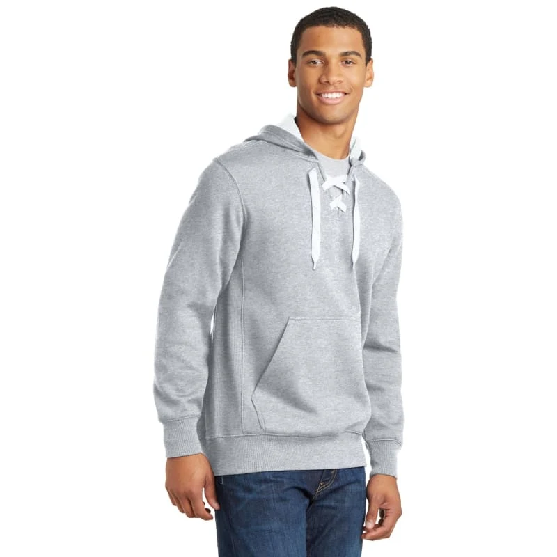 Sport-Tek Lace Up Pullover Hooded Sweatshirt., custom hoodie or sweatshirt with logo imprint 1