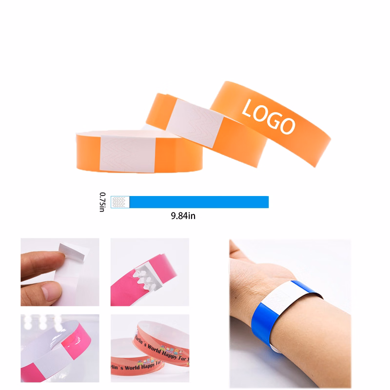 Adjustable waterproof birthday wristband