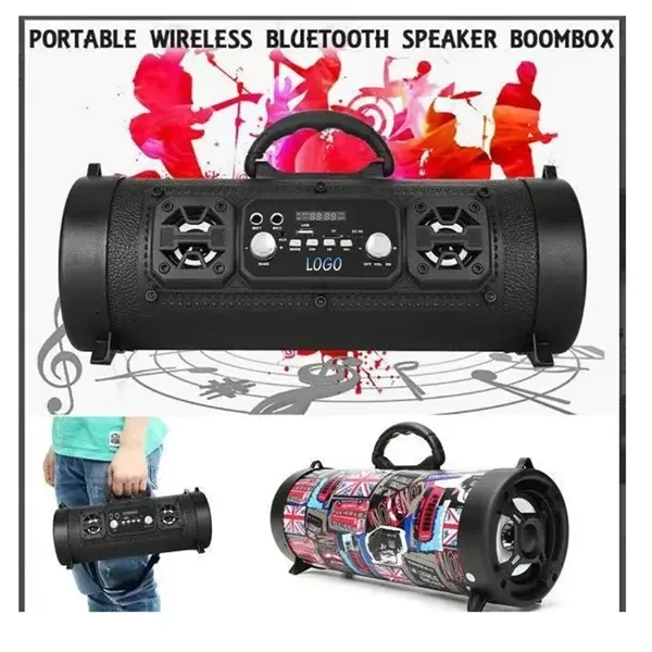 Portable Wireless Speaker Boombox for Desk, Travel and Daily Use 1