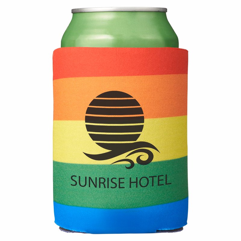 Rainbow Pride Folding Can Cooler