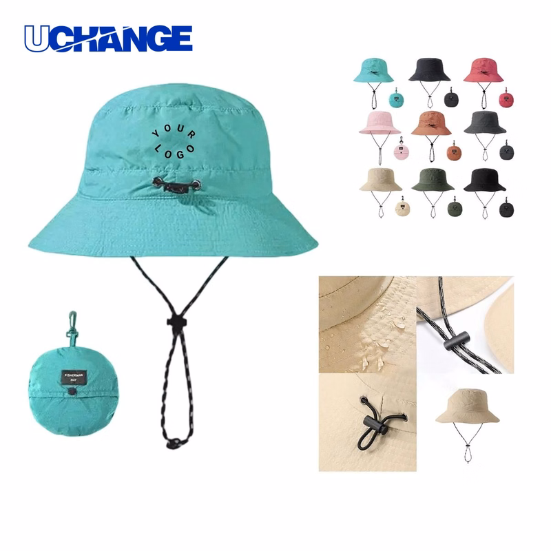 Foldable Waterproof Bucket Hat Headwear for Outdoor Protection
