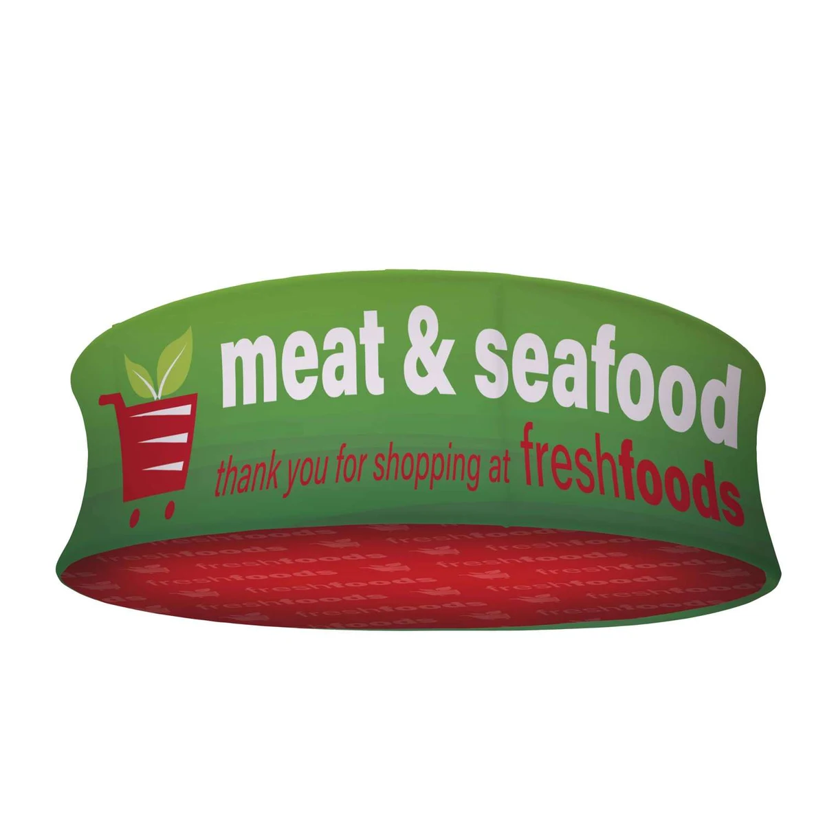 4' x 12" EuroFit™ Pro Hanging Banner Bottom-Panel Kit 1