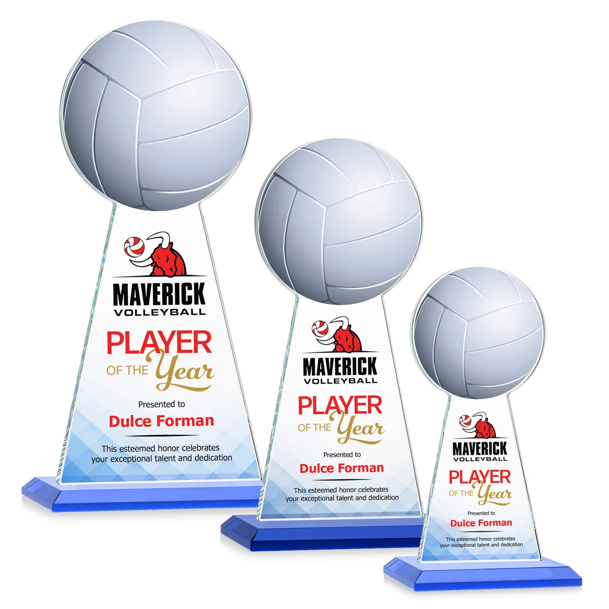 Edenwood Volleyball VividPrint™ Award - Sky Blue 1