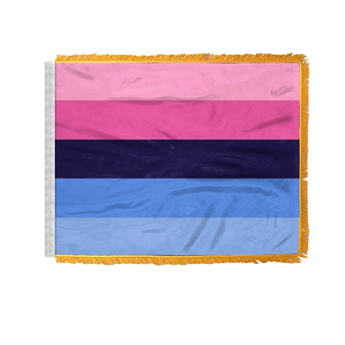4" x 6" 1 ply wPoly Omnisexual Antenna Flag 1