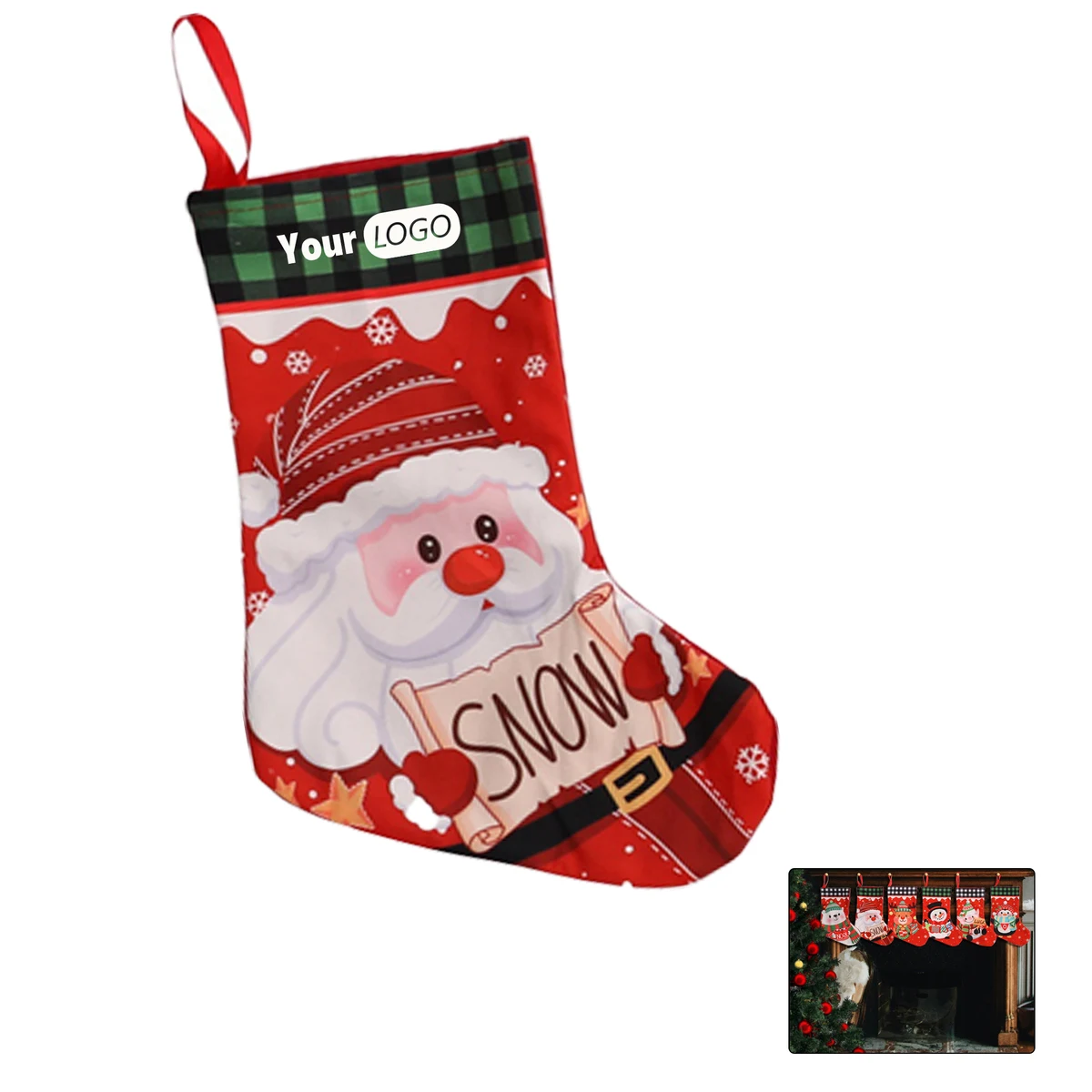Plush Christmas Stocking 1