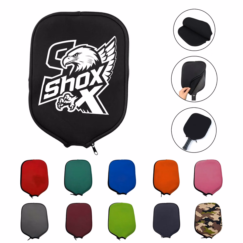 MOQ 50 Soft Tactile Neoprene Pickleball Paddle Protection
