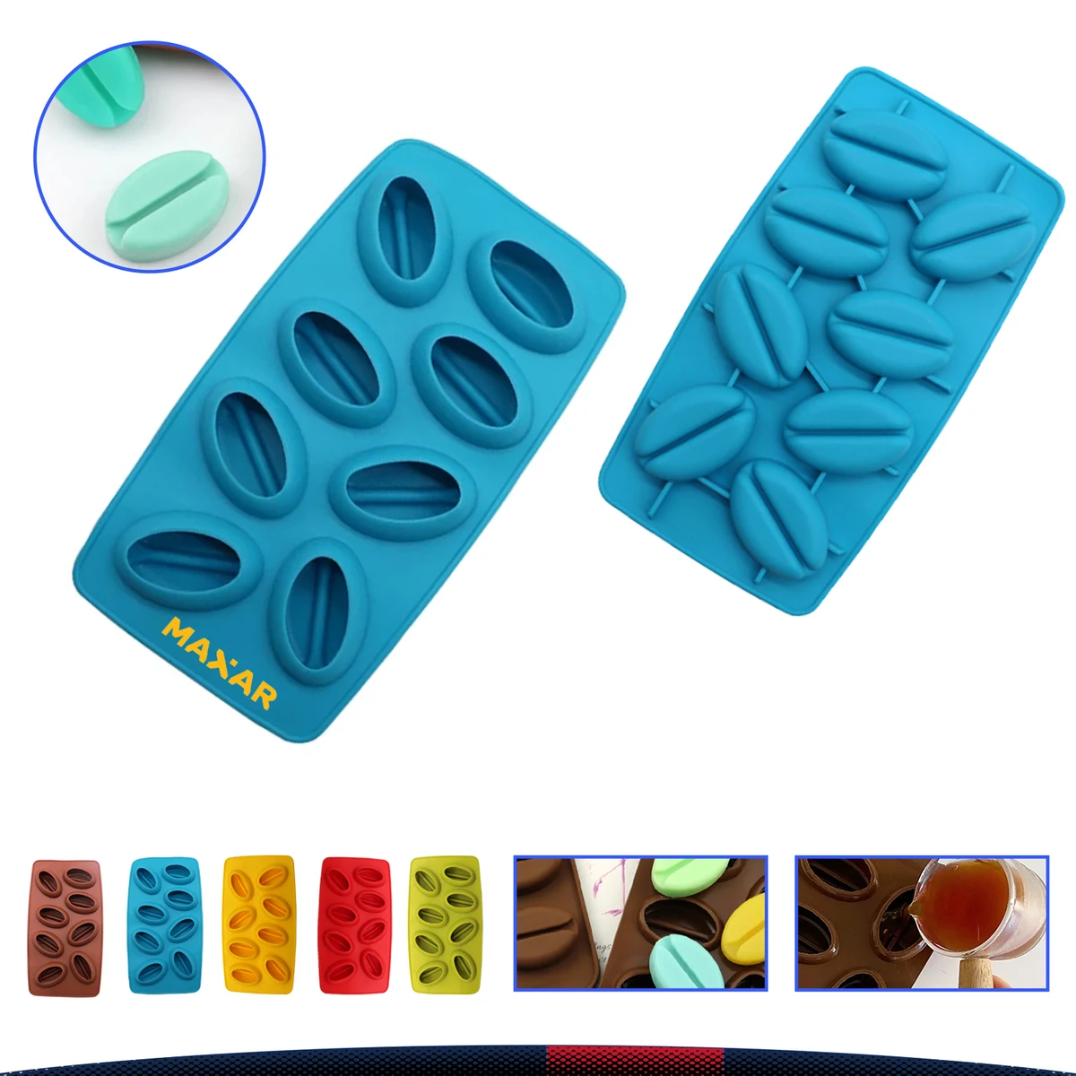 Coffee Beans Ice Trays 1