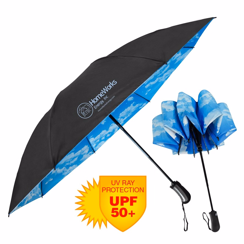 The SkyView Inverted Folding Umbrella - Auto-Open/Reverse Auto-Close