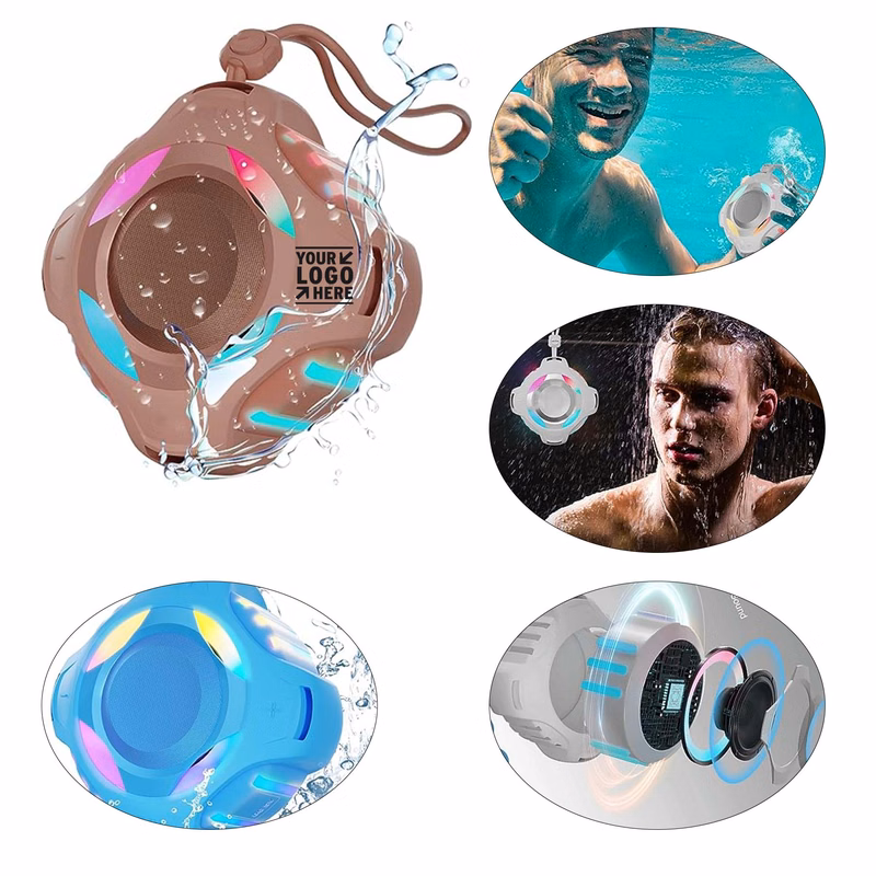  IPX7 Wireless Multi-Color Waterproof Bluetooth Loud HD Stereo Sound Robust Bass Speaker