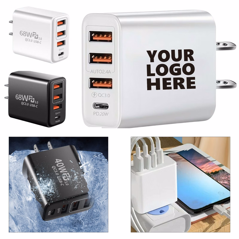 Multi-USB Port Charger for Travel